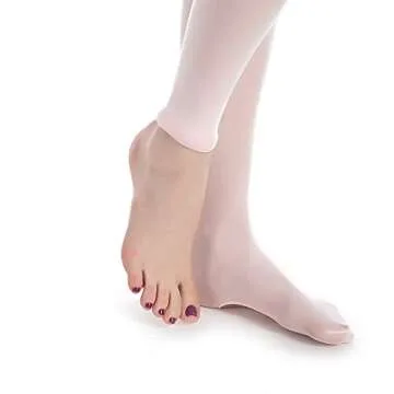 MANZI Big Girls 3 Pairs Pack Solid Color Comfortable Convertible Ballet Tights, 11Y-14Y, Pink