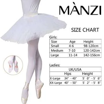 MANZI Big Girls 3 Pairs Pack Solid Color Comfortable Convertible Ballet Tights, 11Y-14Y, Pink