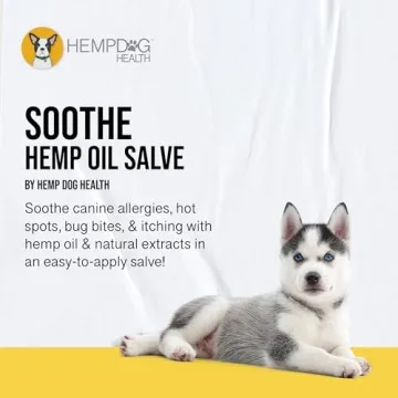 Natural Dog Allergy Relief Salve with Hemp Oil