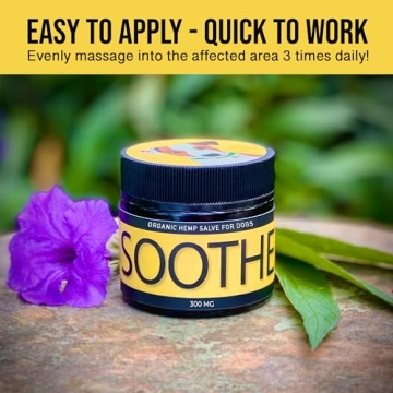 Natural Dog Allergy Relief Salve with Hemp Oil