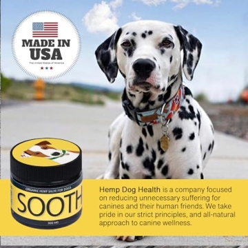 Natural Dog Allergy Relief Salve with Hemp Oil