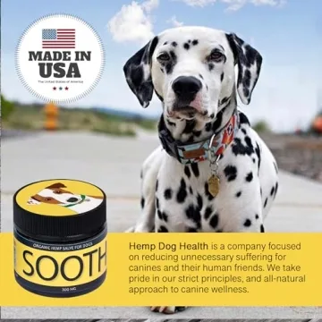 Natural Dog Allergy Relief Salve with Hemp Oil
