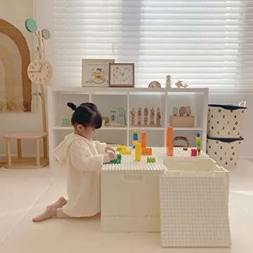 Durable Foldable Storage Box for Duplo Blocks - 25L