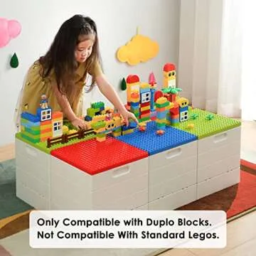 Durable Foldable Storage Box for Duplo Blocks - 25L