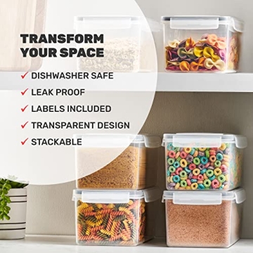 Airtight Food Storage Containers Set for Kitchen Organization