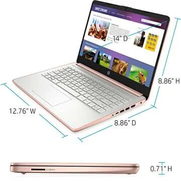 HP 2022 Premium 14-inch Laptop with Intel Processor