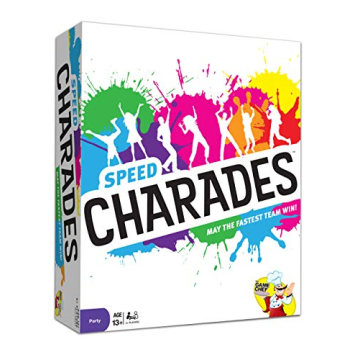 Speed Charades Party Game - Charades Board Game - Includes 1400 Charades - Perfect for Groups and Fa...