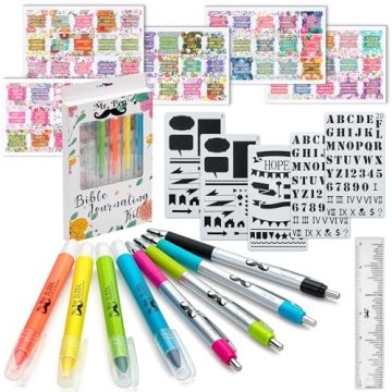 Mr. Pen- Bible Journaling Kit with Bible Highlighters/Markers and Pens No Bleed, Bible Tabs, Bible S...