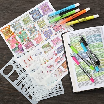 Bible Journaling Kit with Highlighters and Pens