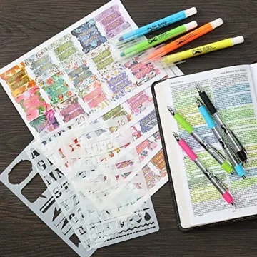 Bible Journaling Kit with Highlighters and Pens