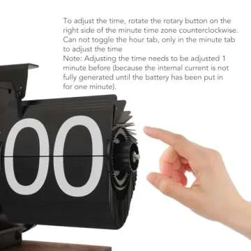 Flip Desk Clock: Stylish Retro Design for Home & Office
