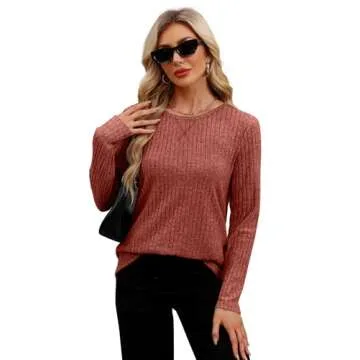 XIEERDUO Women’s Cozy Layering Long Sleeve Sweater