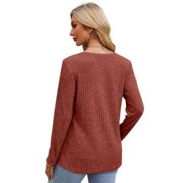 XIEERDUO Women’s Cozy Layering Long Sleeve Sweater