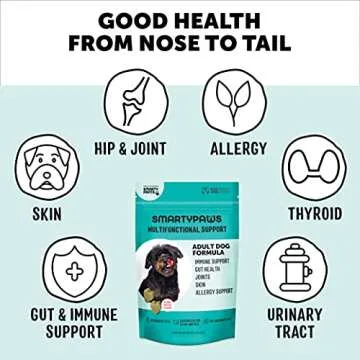 SmartyPaws Dog Vitamins for Joint & Gut Health Chewable