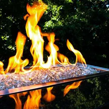 Celestial Fire Glass - High Luster Platinum 10lb Jar