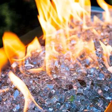 Celestial Fire Glass - High Luster Platinum 10lb Jar