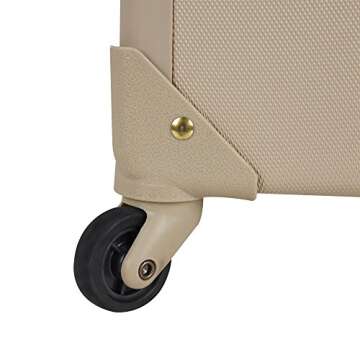 Vince Camuto Hardside Spinner Luggage - 28 Inch Expandable Travel Bag Suitcase with Rolling Wheels and Hard Case