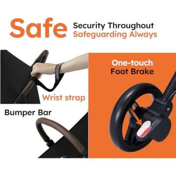 MAMAZING Lightweight Baby Travel Stroller, 11.6 lbs Comfort