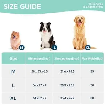 ChiXnuggle XL Dog Ded for Extra Larg Dogs, Waterproof anvas Striped Dog Sofa - Removable Washable Cover, Durable Dog Couch Bed for Dogs Up to 80lbs