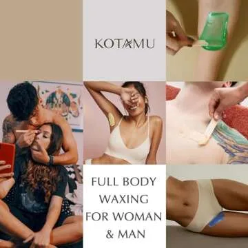KOTAMU Waxing Kit Black Digital Wax Kit for Women Men Sensitive Skin Hard Wax Pot for Eyebrow Face Leg Underarm Coarse Soft Hair Removal Professional Wax Warmer with 25 Accessories for Home Salon