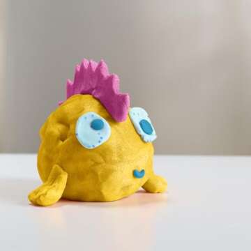 Play-Doh Celebration 12 Bulk Pack, Assort. Colors, Confetti & Metallic Shine, Kids Arts & Crafts, Easter Basket Stuffers Gifts for Girls & Boys, Preschool Toys, Ages 3+