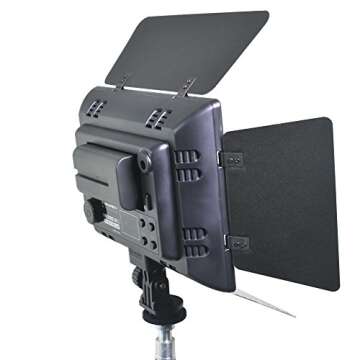 YONGNUO YN300III YN-300 III LED Camera Video Light, Photography Panel Lamp Continuous with Adjustable Color Temperature 3200K-5500K, NPF Battery and Charger for Vlog YouTube