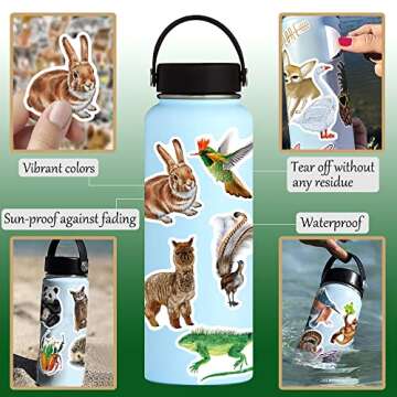 160 Fun Animal Stickers for Kids Art Projects and Crafts