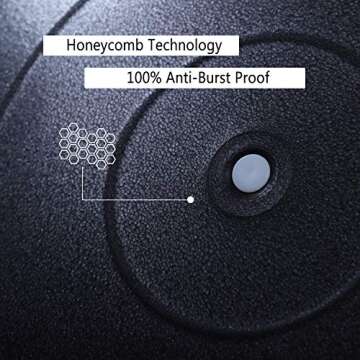 RGGD&RGGL Exercise Ball (18-34in),Professional Yoga Stability Ball Chair Extra Thick Anti-Burst Support 2200 lbs,with Quick Pump &Workout Guide for Home&Gym&Office (Pink, 22inch)