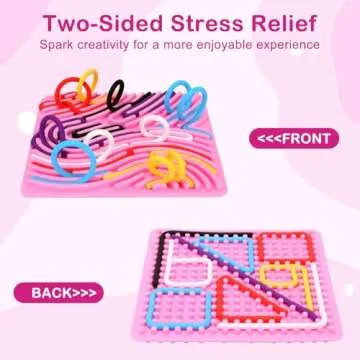 Double-Sided Sensory Activity Board for Kids & Adults