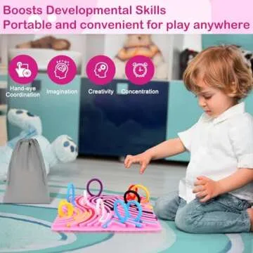 Double-Sided Sensory Activity Board for Kids & Adults