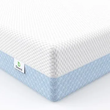 Dourxi Crib Mattress - Dual Comfort Memory Foam Baby Mattress with Removable Cover