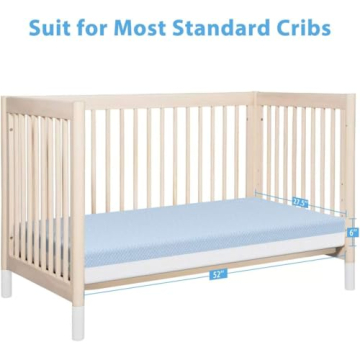 Dourxi Dual Comfort Crib Mattress for Infants and Toddlers