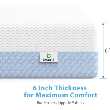 Dourxi Dual Comfort Crib Mattress for Infants and Toddlers