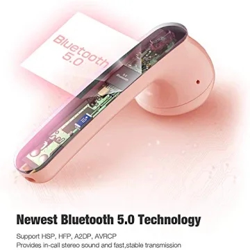 ORIGINAL DESIRE Bluetooth 5.0 Wireless Earbuds - Pink Style