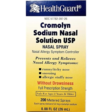 Healthguard Cromolyn Sodium Nasal Solution Allergy Relief 6 Pack