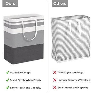 HomeHacks Waterproof Collapsible Laundry Basket 2-Pack