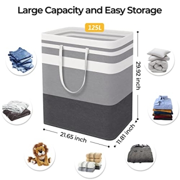 HomeHacks Waterproof Collapsible Laundry Basket 2-Pack