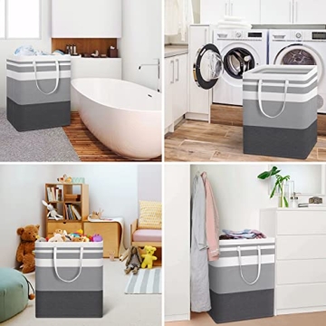 HomeHacks Waterproof Collapsible Laundry Basket 2-Pack