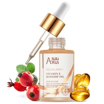 ANAI RUI Squalane Vitamin E Rosehip Oil Moisturizer for Face