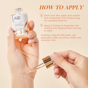 ANAI RUI Squalane Vitamin E Rosehip Oil Moisturizer for Face