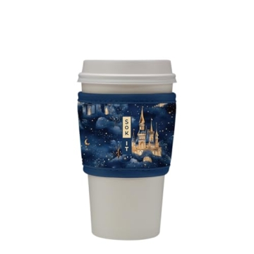 Sok It HotSok Coffee & Tea Reusable Insulated Neoprene Cup Sleeve (Castle in the Sky)
