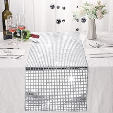 Glitter Disco Party Table Runners for Celebrations