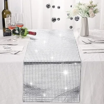 Glitter Disco Party Table Runners for Celebrations
