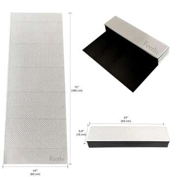 Foldable Yoga Mat - Lightweight, Anti-Slip & Storage-Friendly for Workouts