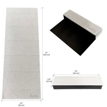 Foldable Yoga Mat - Lightweight, Anti-Slip & Storage-Friendly for Workouts