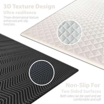 FEETLU Foldable Yoga Mat for Easy Storage & Travel