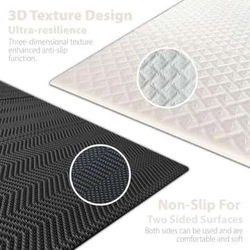 FEETLU Foldable Yoga Mat for Easy Storage & Travel