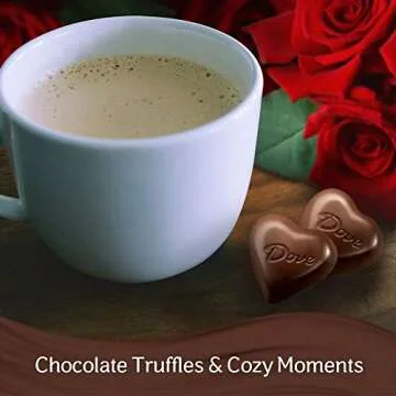 DOVE Valentine's Dark Chocolate Truffles Heart Box 18 Pieces