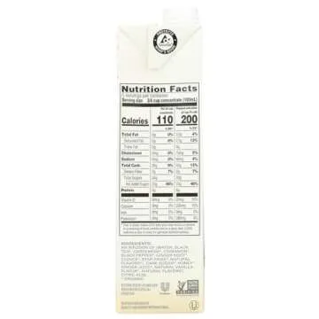 Tazo Spiced Black Tea Latte Concentrate, Organic, Chai Latte 32 fl oz 2 Pack