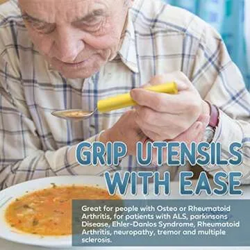 Foam Grip Tubing for Utensils - Adaptive Ergonomic Handles